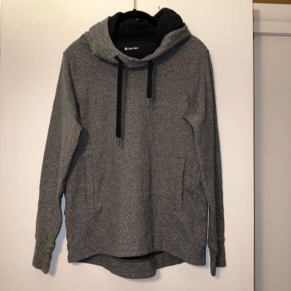 Lululemon Scuba Neck Charcoal Grey Hoodie Size 4 - Picture 1 of 12